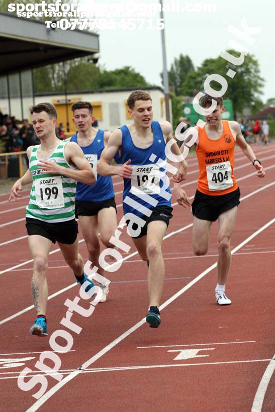 Noth Eastern Grand Prix 800 metres, North Eastern Grand Prix, Monkton Stadium, Jarrow. Photo: David T. Hewitson/Sports for All Pics
